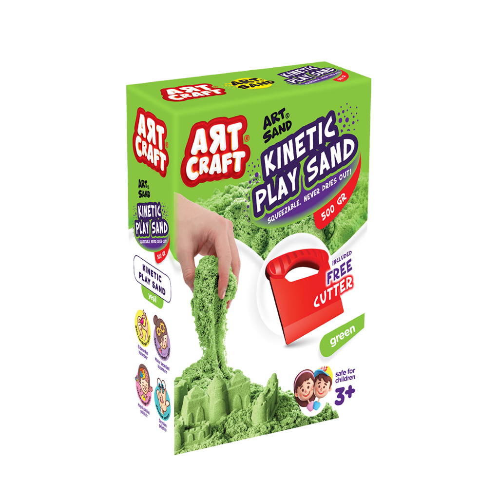 Art Craft 500 gr Modelling Sand green