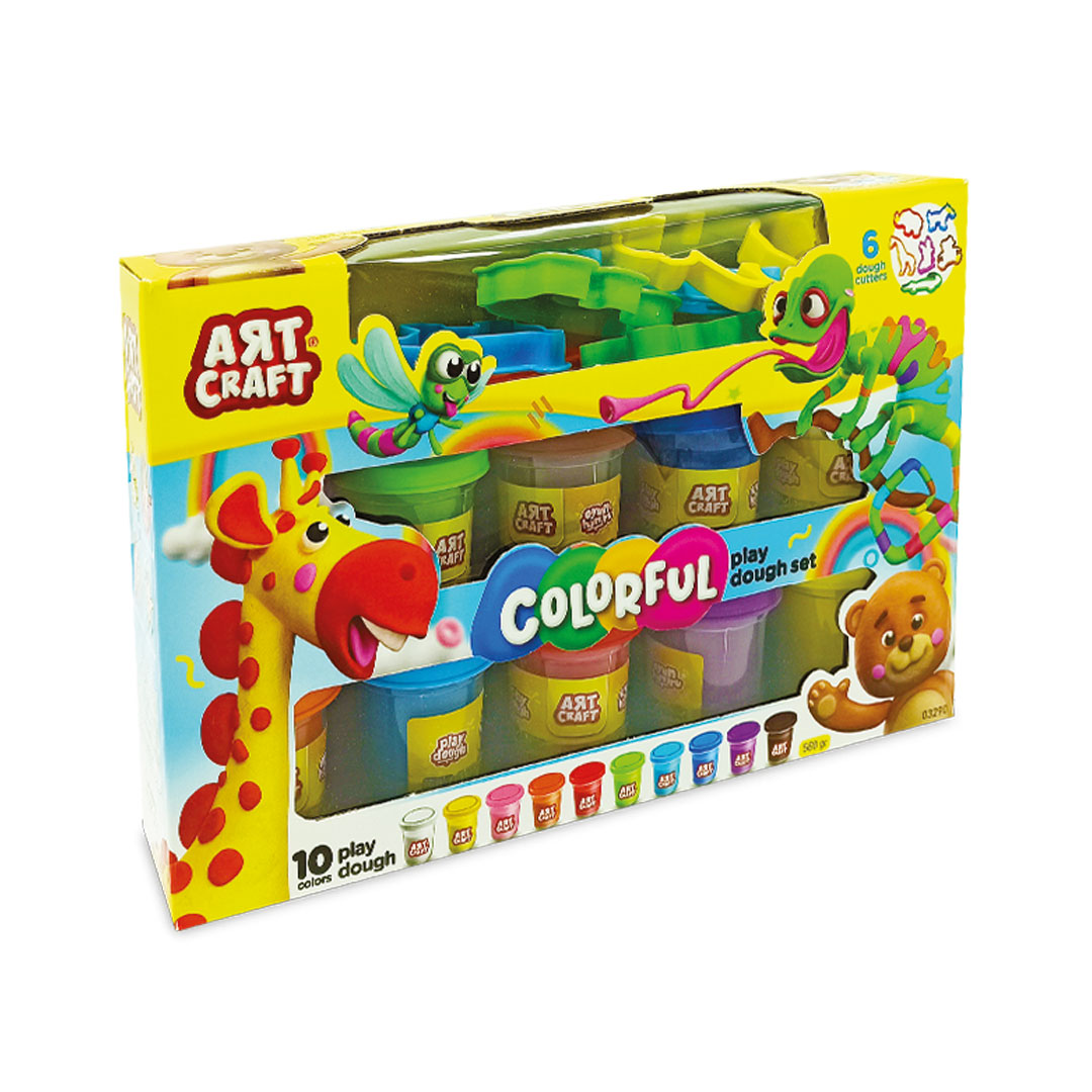 Art Craft Colourful Dough Set 16 pcs 560 gr