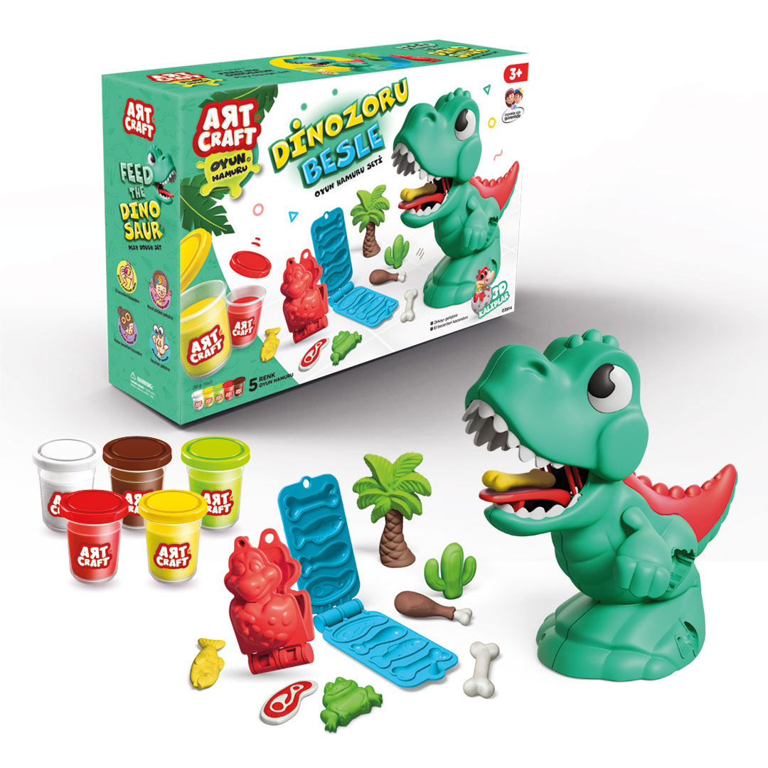 Feed The Dinosaur Play Dough Set