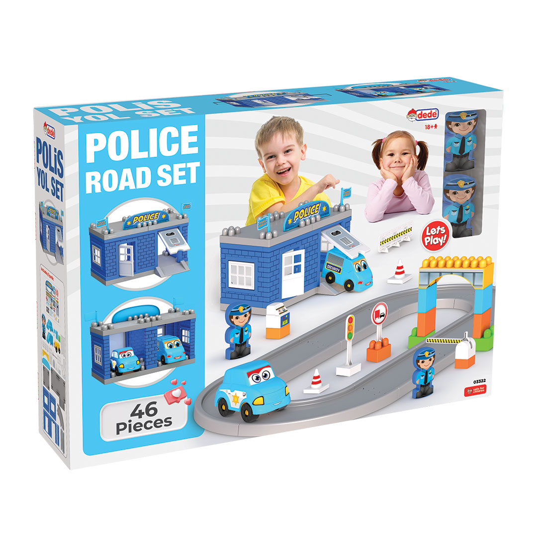 Police Road Set 46 pcs