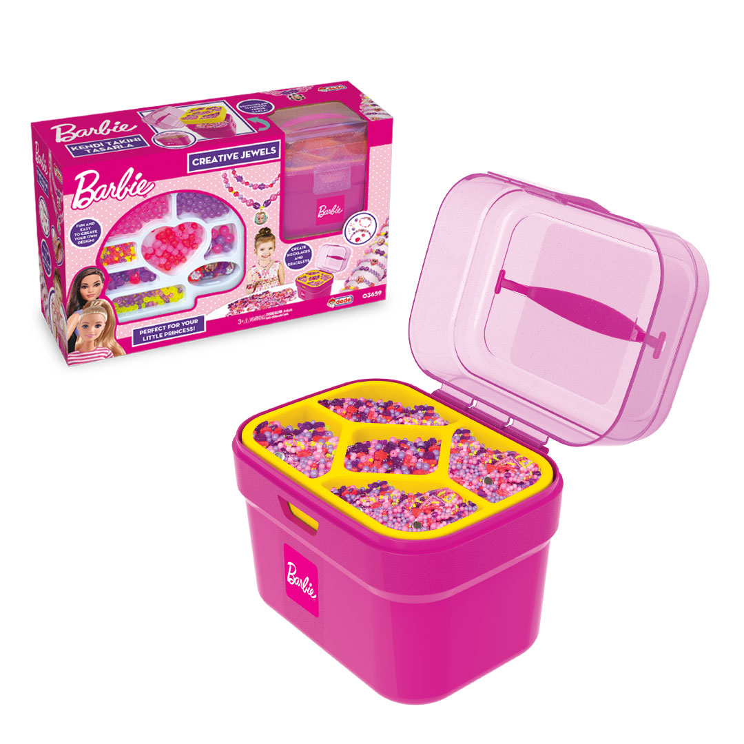 Barbie Bead Set With Basket