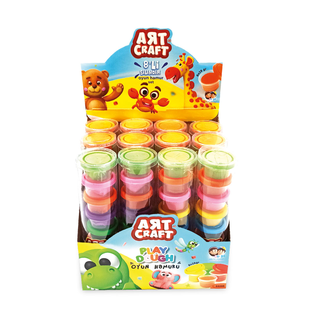 Art Craft 8 pcs Tube Dough Set