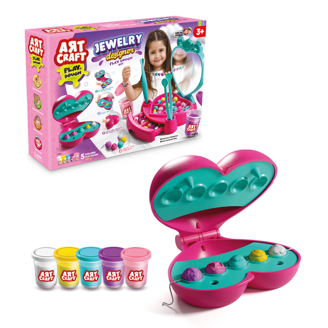 Jewelry Play Dough Set 280 Gr