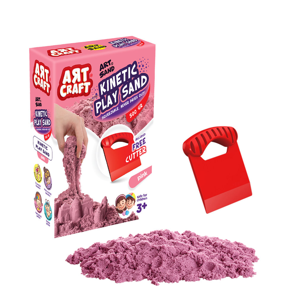 Art Craft 500 gr Modelling Sand Pink