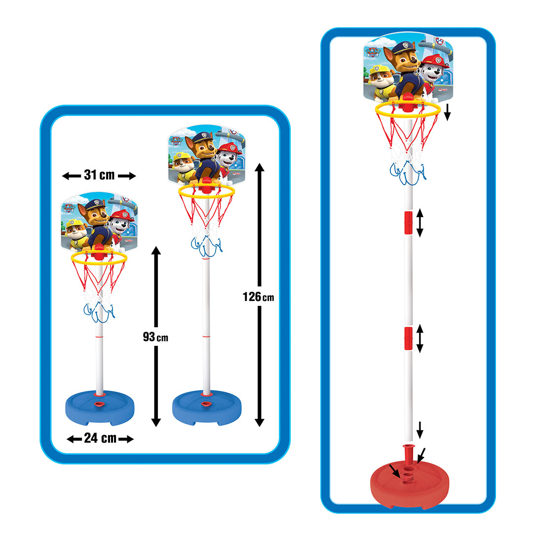 Paw Patrol Small Basketball Set