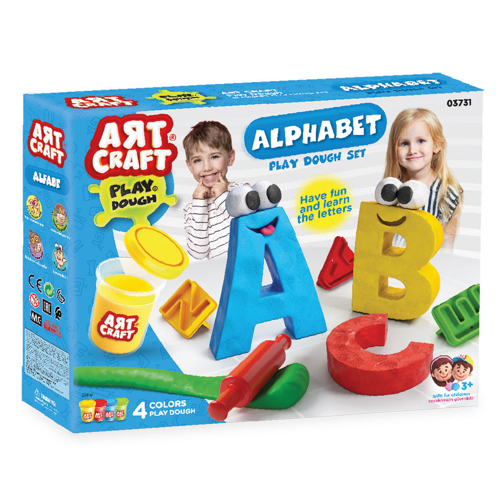 Alphabet Play Dough Set