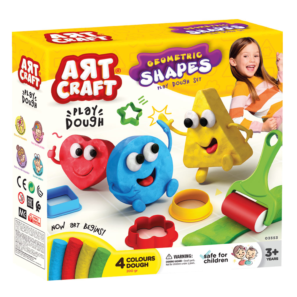 Art Craft Geometric Shapes Dough Set 200 gr