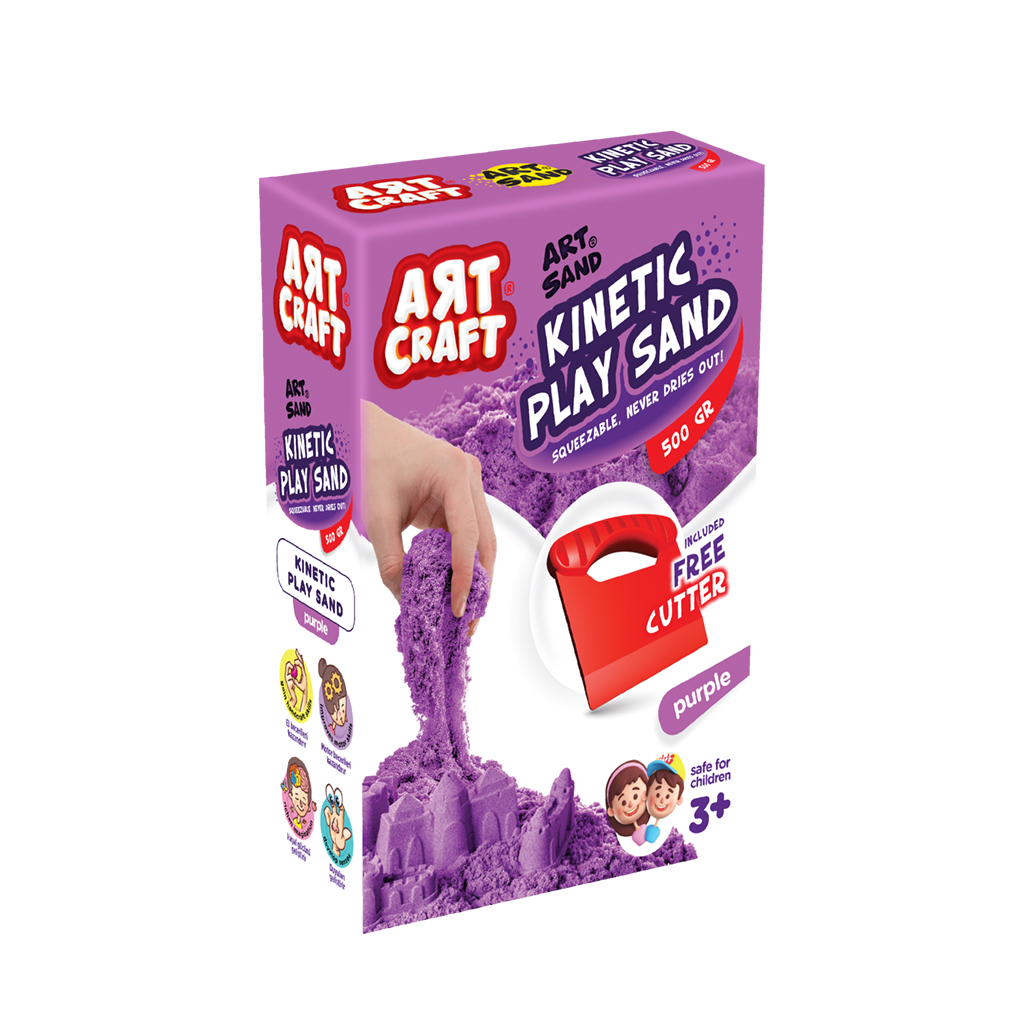 Art Craft 500 gr Modelling Sand Purple