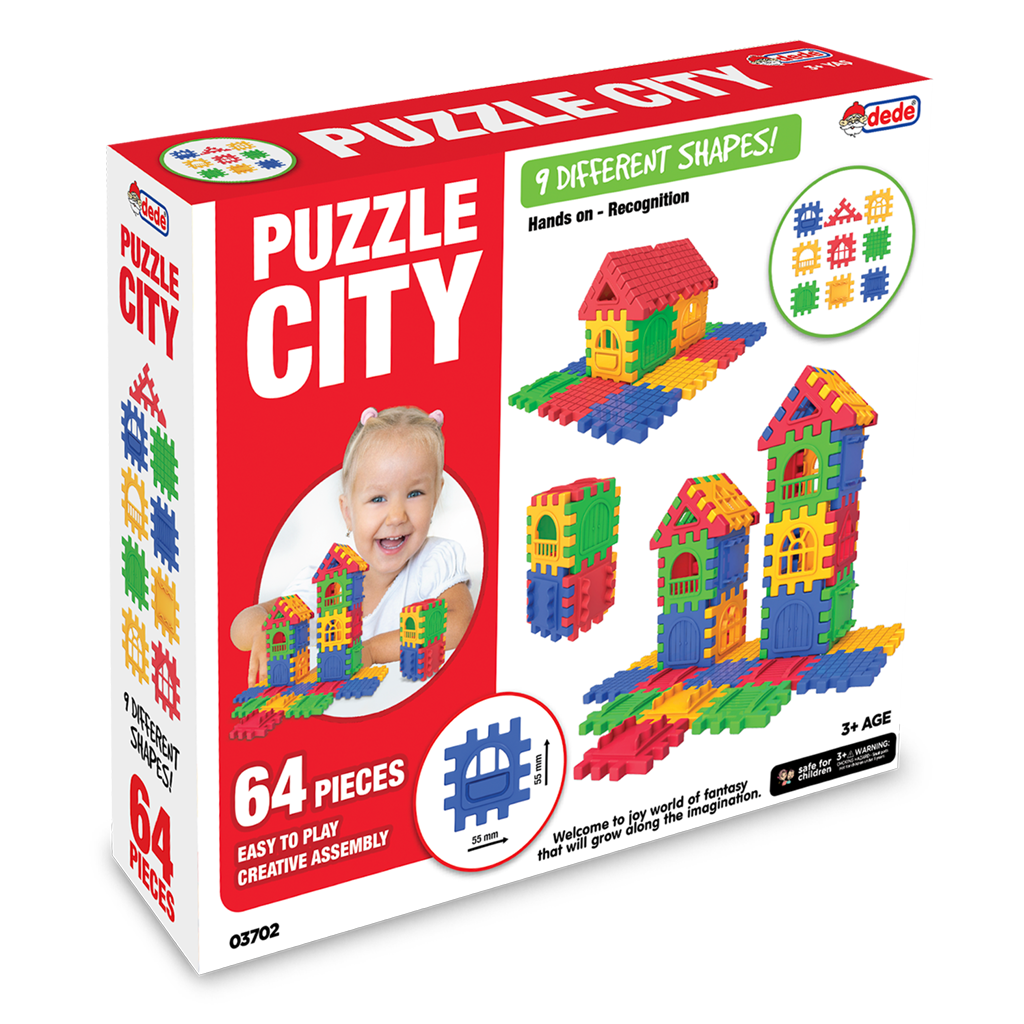 Puzzle City 64 Parça