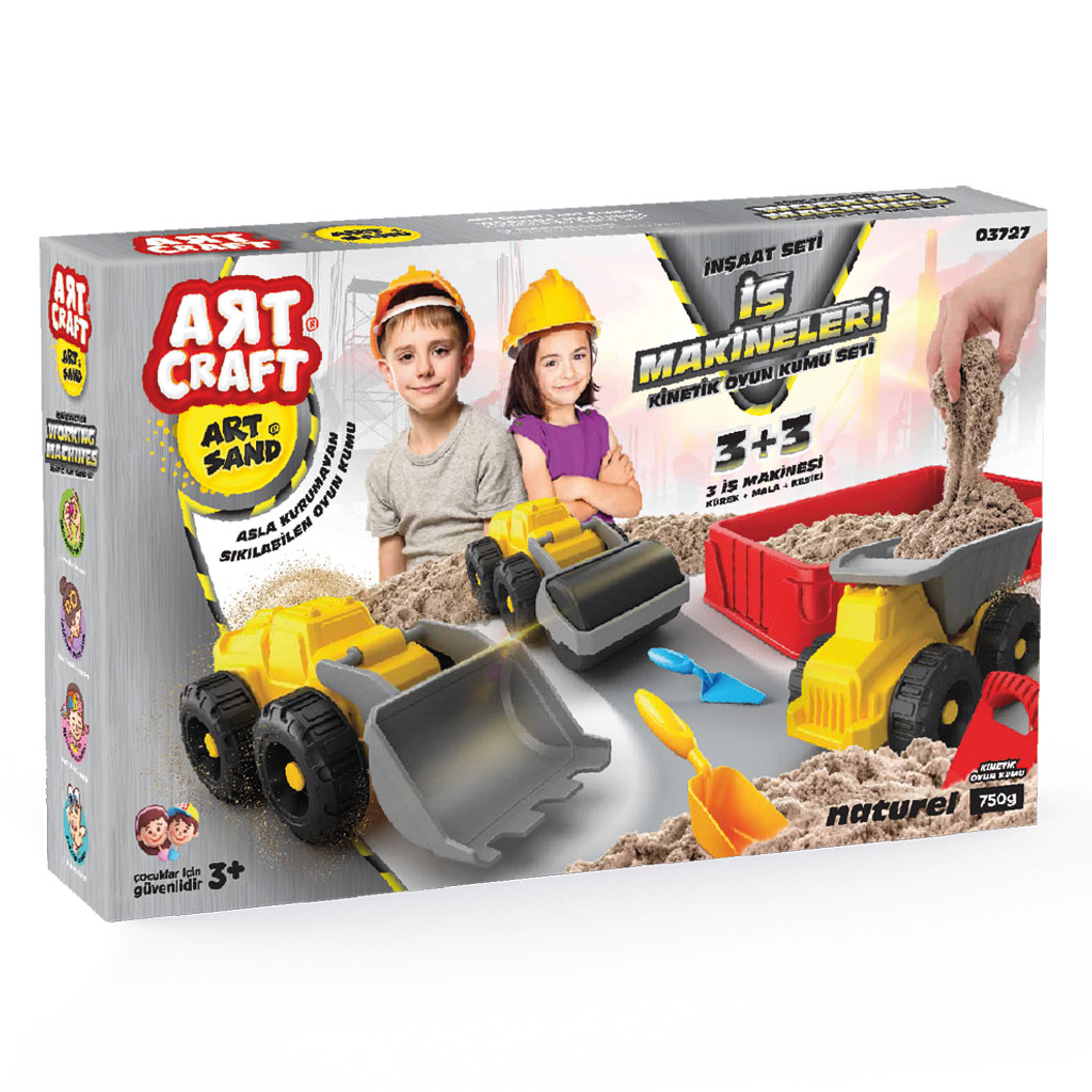 Working Machines Kinetic Play Sand Set