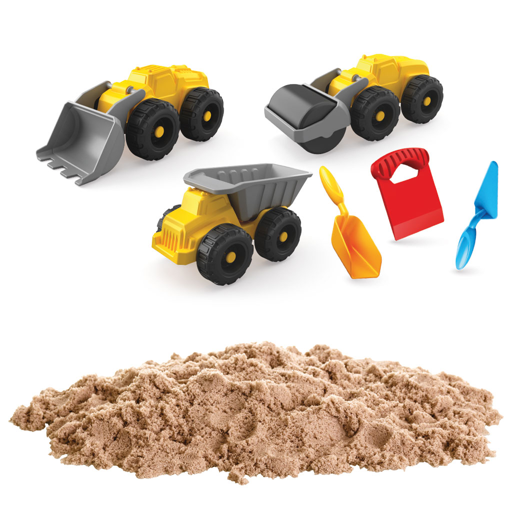 Working Machines Kinetic Play Sand Set