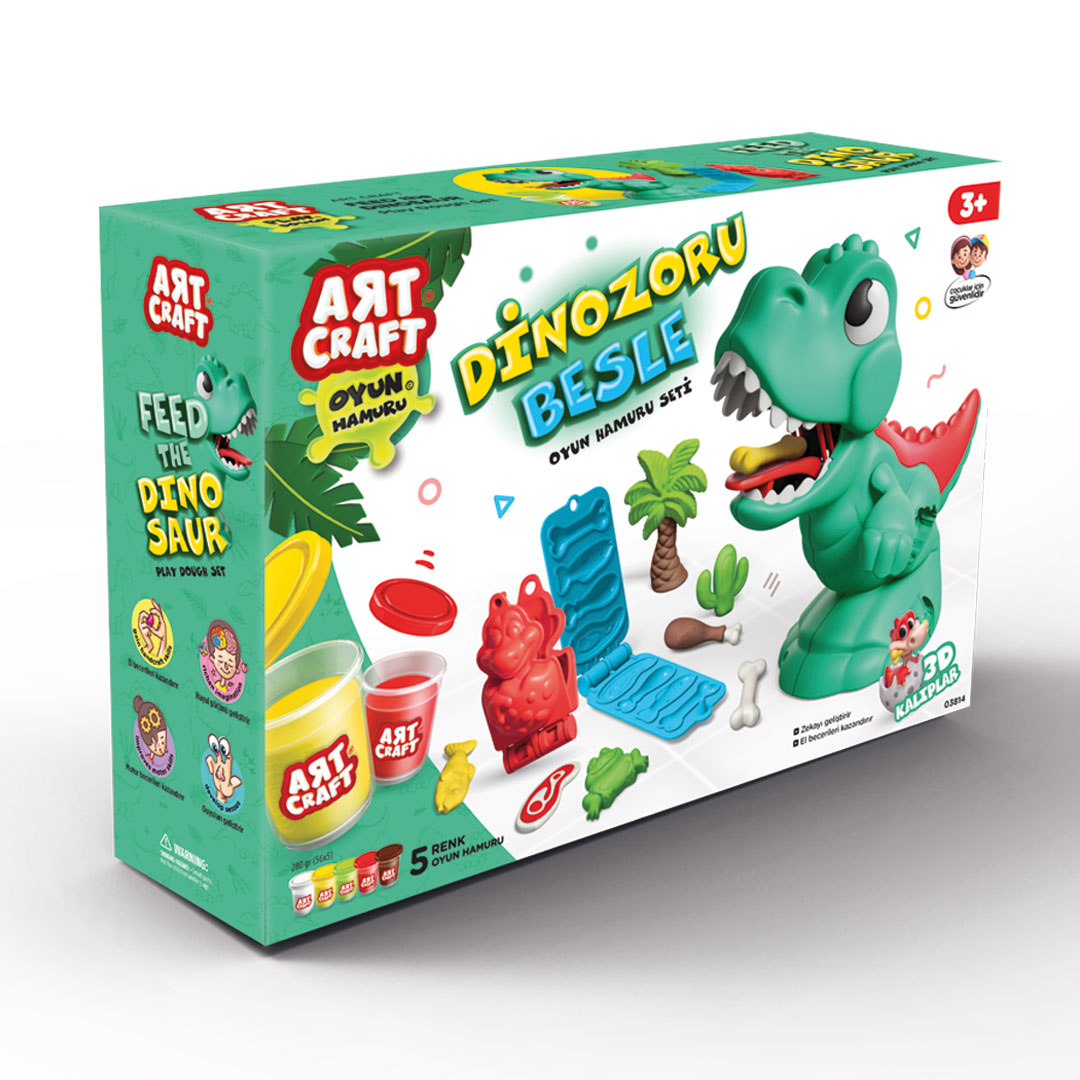 Feed The Dinosaur Play Dough Set