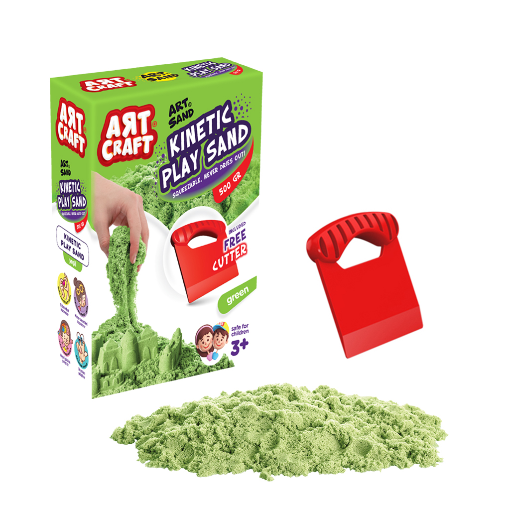 Art Craft 500 gr Modelling Sand green